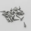 Stainless steel round pointed cone pendants, necklaces, bracelets, earrings, diy jewelry accessories, conical pendants in stock for wholesale Application Scenario